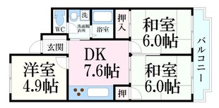 マンションライズの物件間取画像